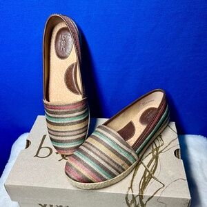 NIB/NWT🤩 |•BØC BY BØRN•| Franki Dark Brown Espadrille Slip On Shoes Size 9